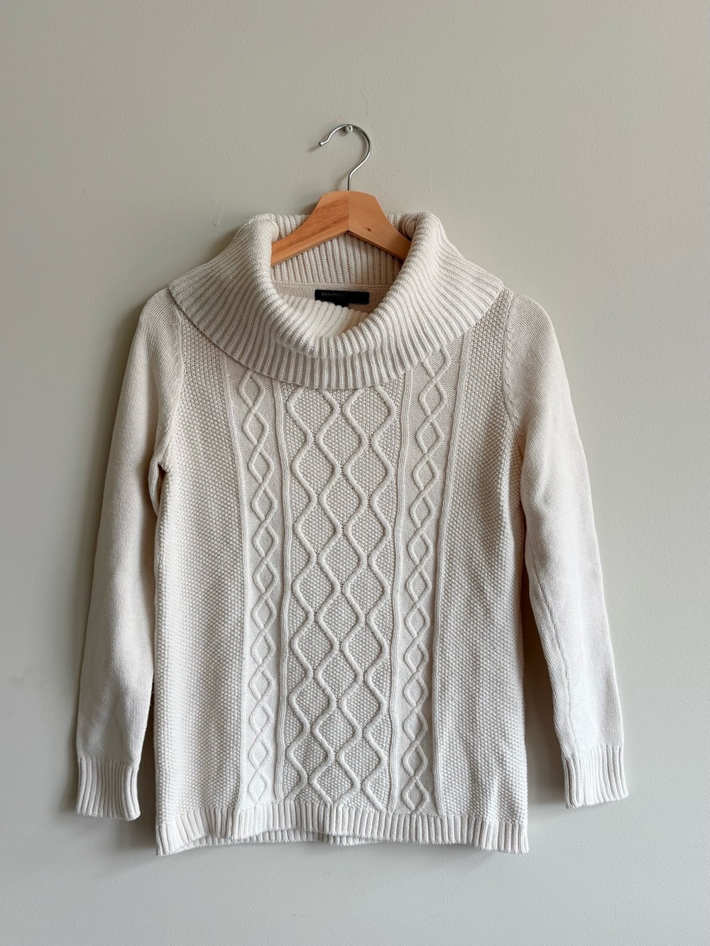 Cozy Cable Knit Cowl Neck Sweater